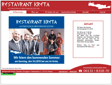 Tablet Screenshot of kreta-mainz.de
